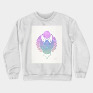 purple scarab Crewneck Sweatshirt